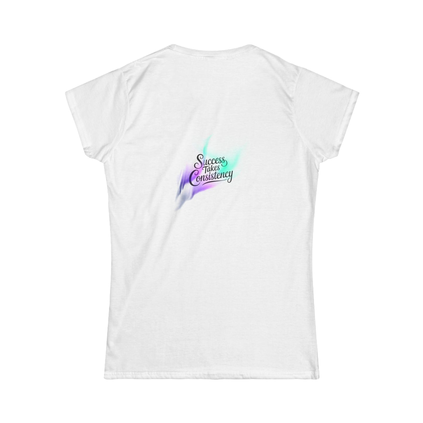 Success Through Consistency Women's Tee, Inspirational Shirt, Motivational Apparel, Gift for Entrepreneurs, Positive Vibes Tee