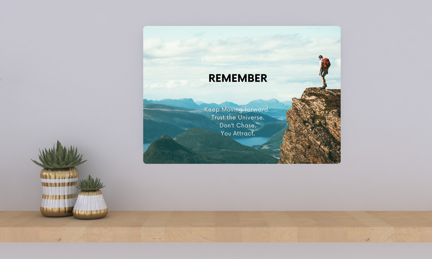 Remember Keep Moving Foward.